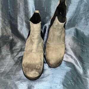 Sorel Gray Ankle Boots